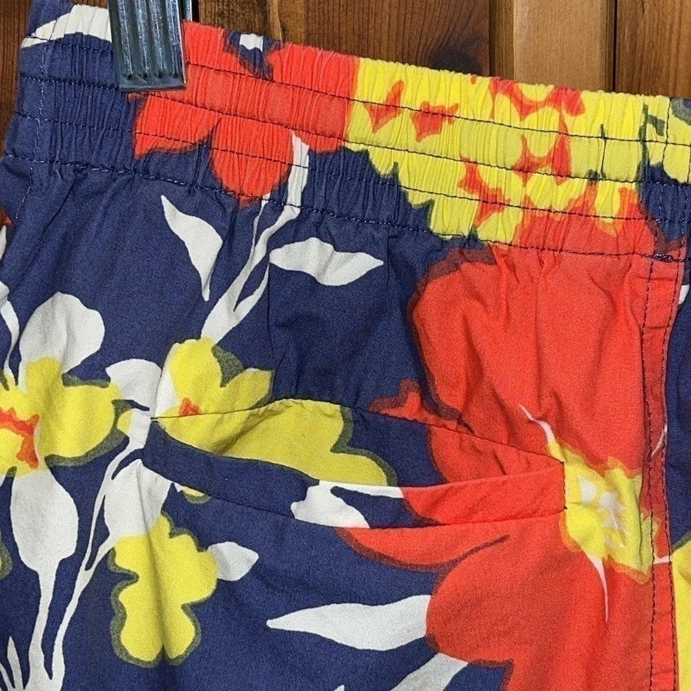 J. Crew Shorts Easy Tropical Print Floral Sz. XXXS